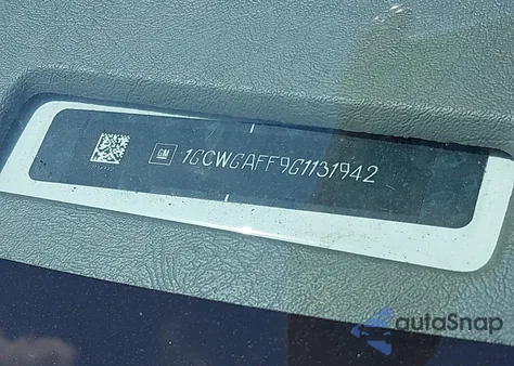 2016 Chevrolet Express 2500 Work Van from USA, damaged, VIN 1GCWGAFF9G1131942